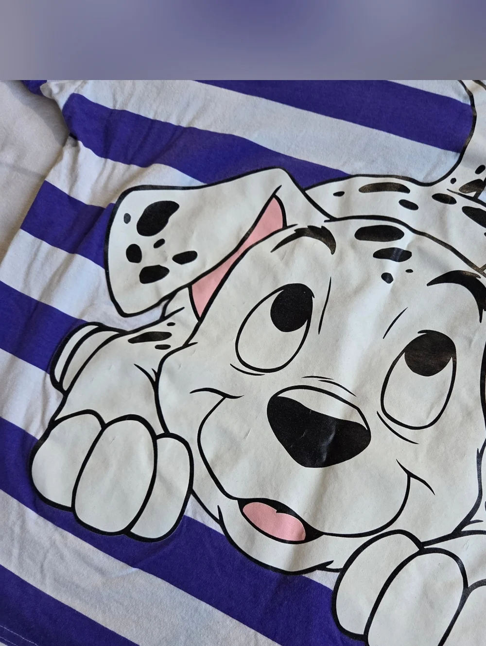 Disney Purple & White Striped 101 Dalmatians Tee - Picture 2 of 6